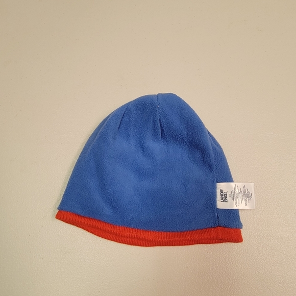 Kids Blue and Red Football Graphic Beanie - Picture 5 of 5